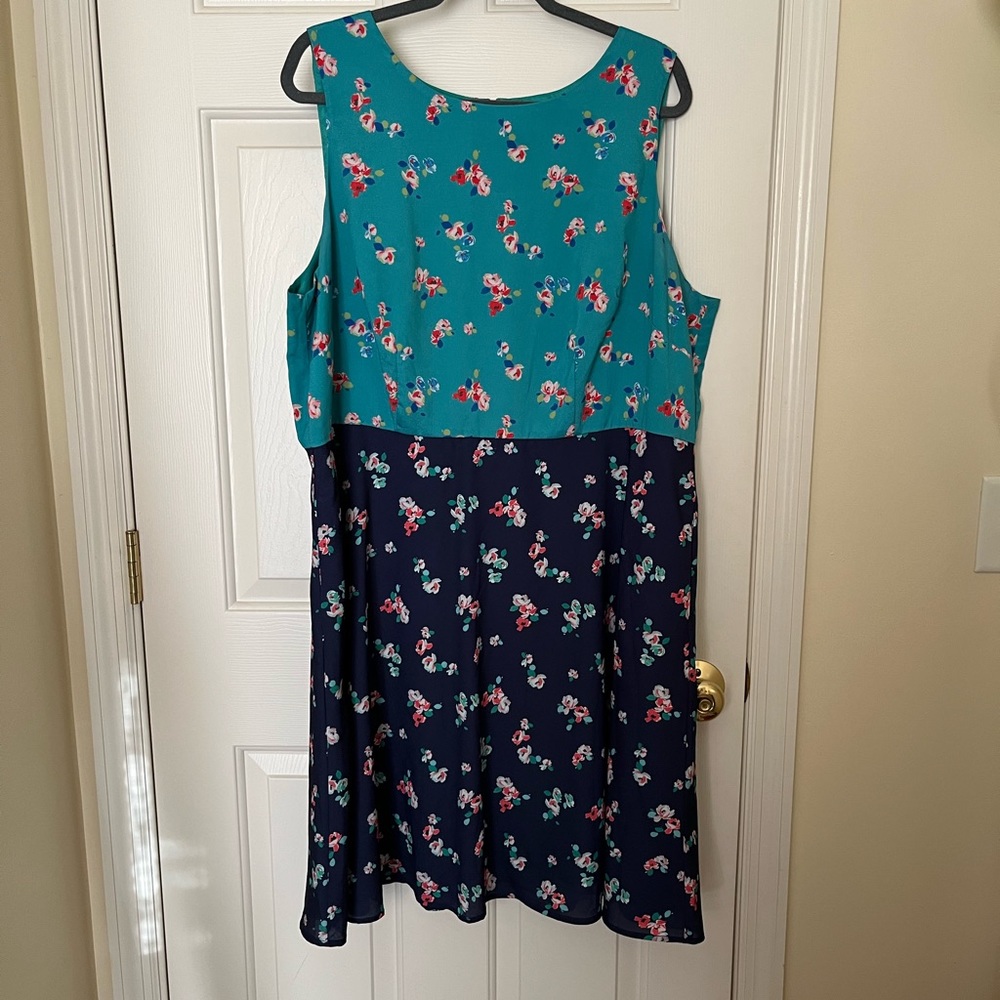 ModCloth Fervour Mixed Pattern Dress 2x